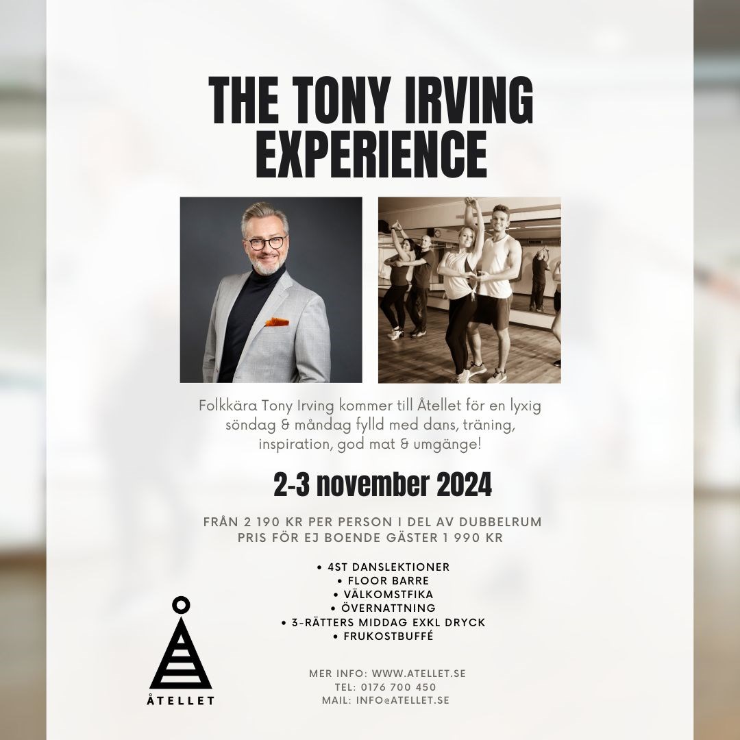 The Tony Irving Experience bild med information