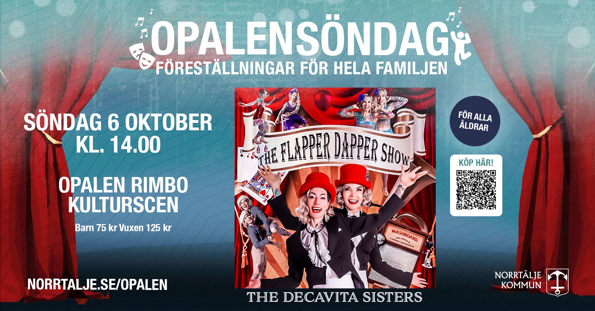 The Flapper Dapper Show kommer tillbaka till Opalen Rimbo Kulturscen