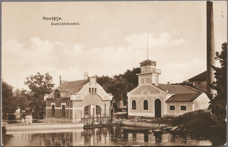 Kraftverk i Norrtälje 1920–1929