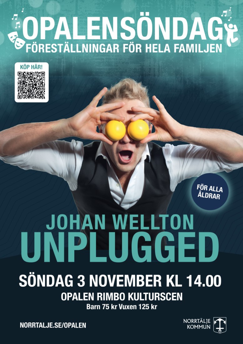 Johan Wellton jongleringsshow kommer till Opalen Rimbo Kulturscen